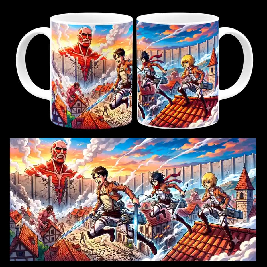 ماگ Attack on Titan مدل F77