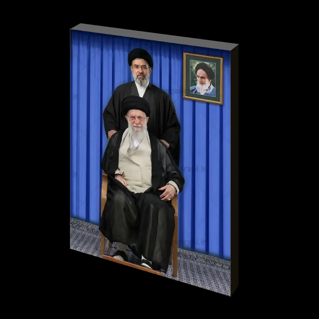 تابلو شاسی رهبر شهید و سید مجتبی خامنه ای مدل 2Y 43 — تصویر ۳