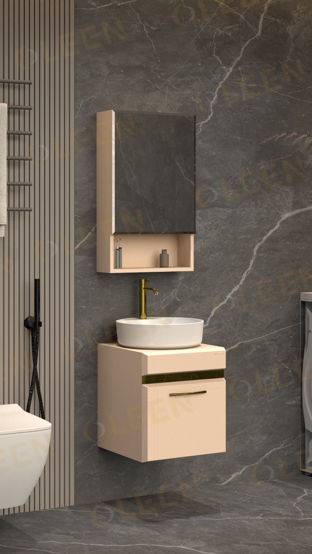 روشویی کابینتی اُلین مدل کینگ — تصویر ۳