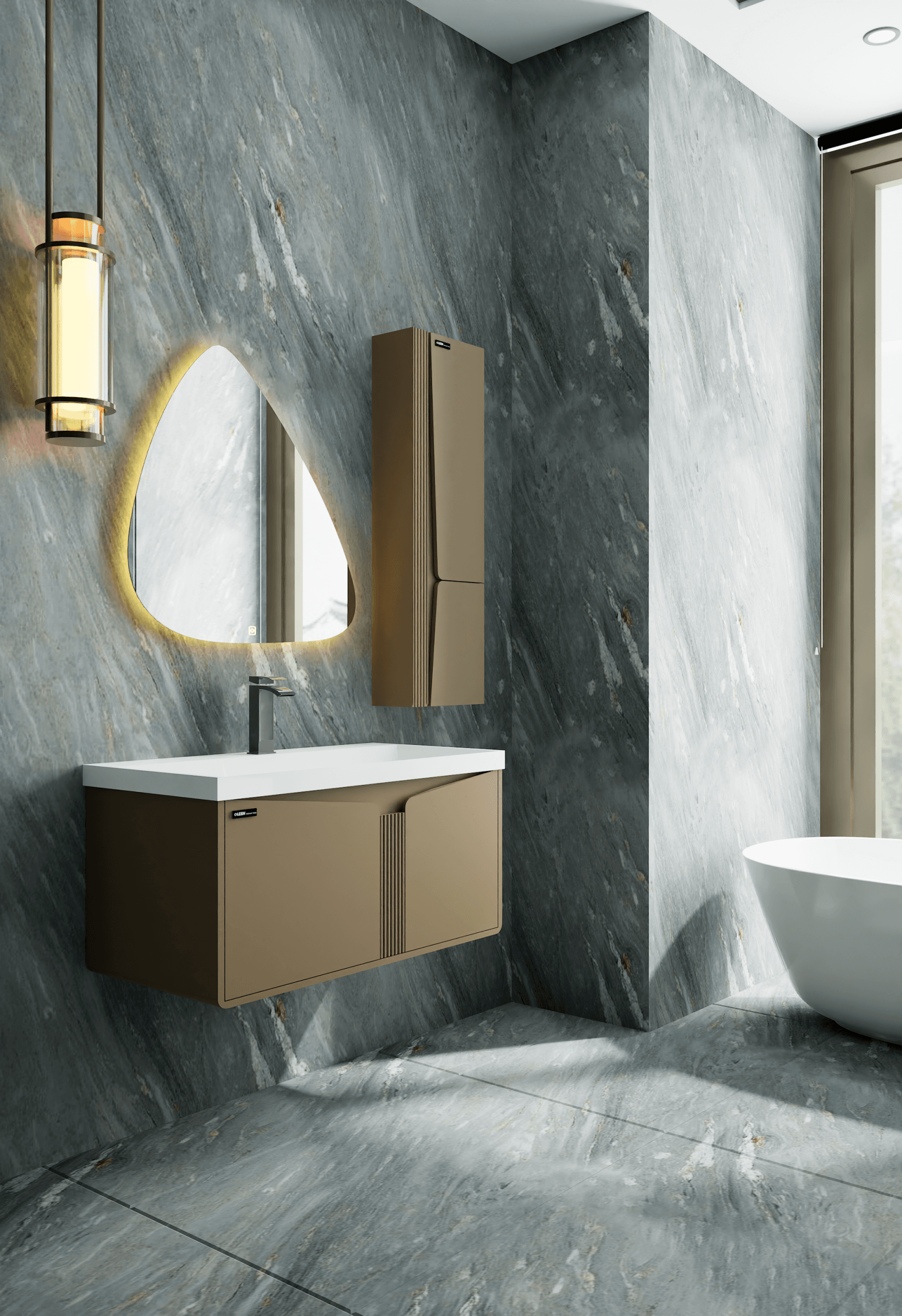 روشویی کابینتی اُلین مدل الوند — تصویر ۲