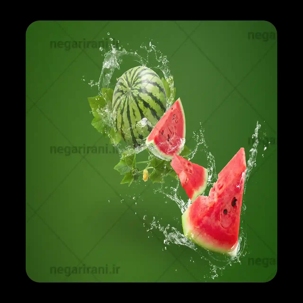 مگنت یخچالی هندوانه مدل V10