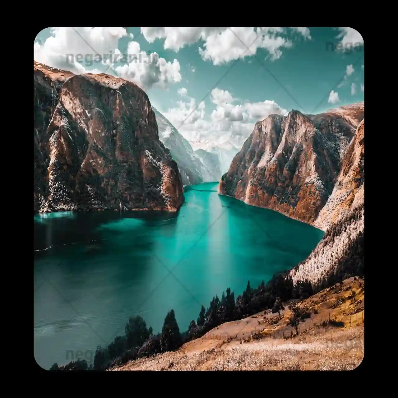مگنت یخچالی طرح دریا مدل T10