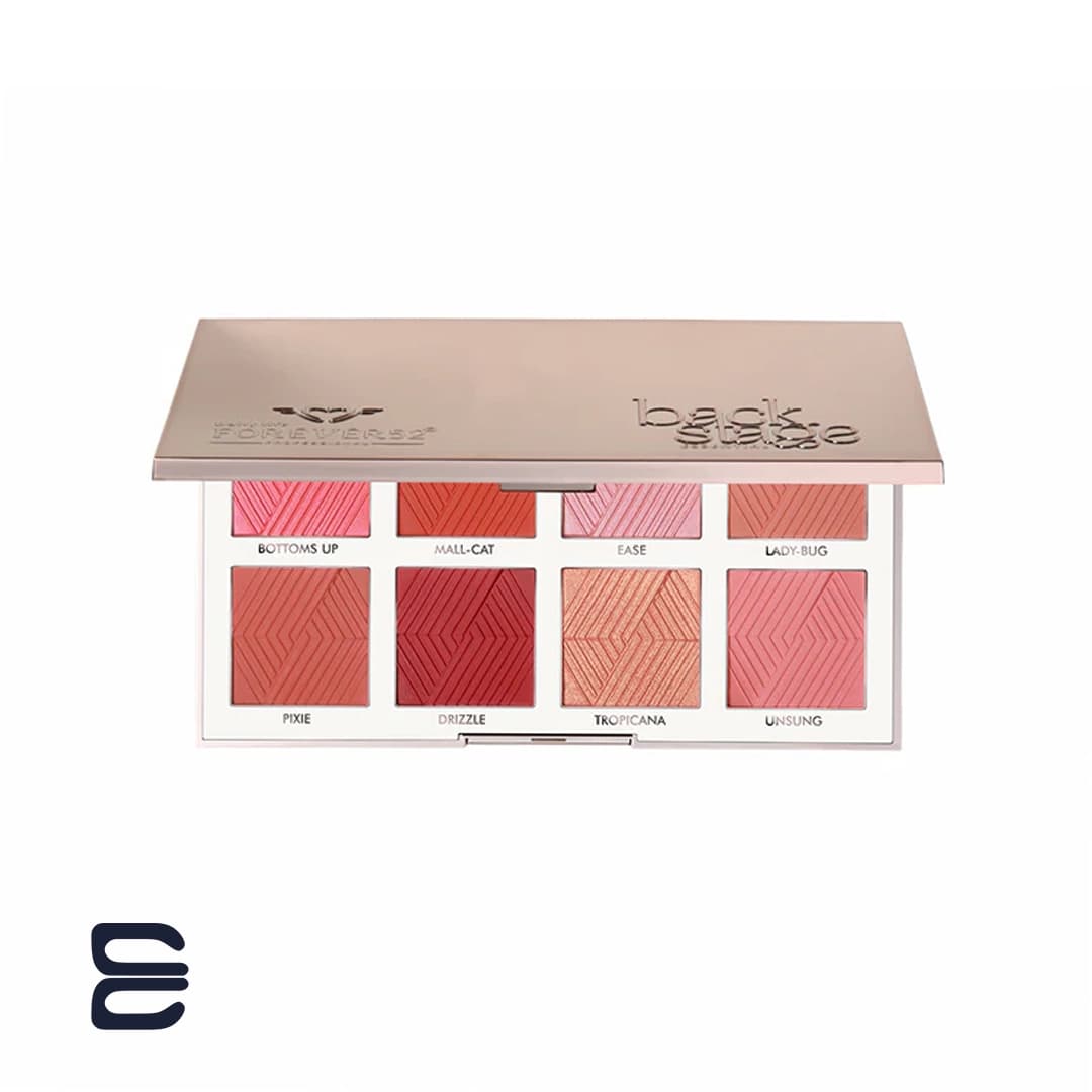 پالت رژگونه 8 رنگ Backstage Essential فوراور52 — تصویر ۲