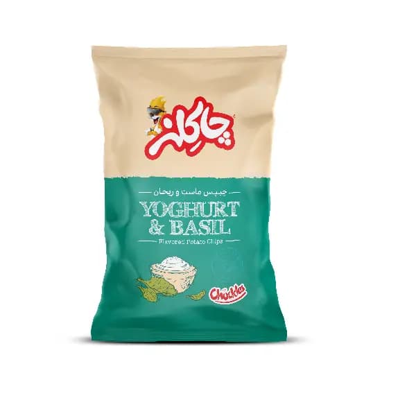 چیپس ماست و ریحان چاکلز 60 گرمی — تصویر ۲