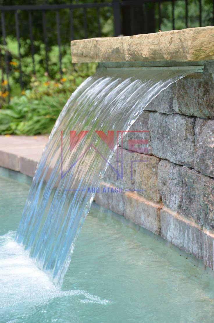 نازل پرده آب شوتر استیل 304 درجه1 — تصویر ۲