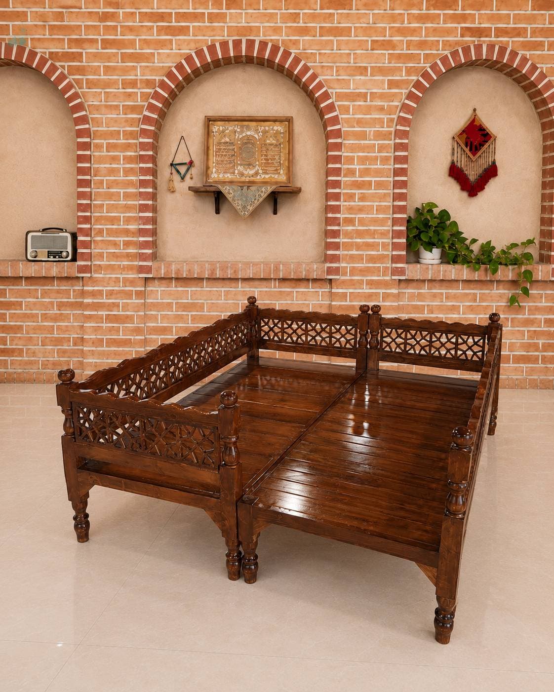 تخت گره چین 200 در 180 نراد روسی — تصویر ۵