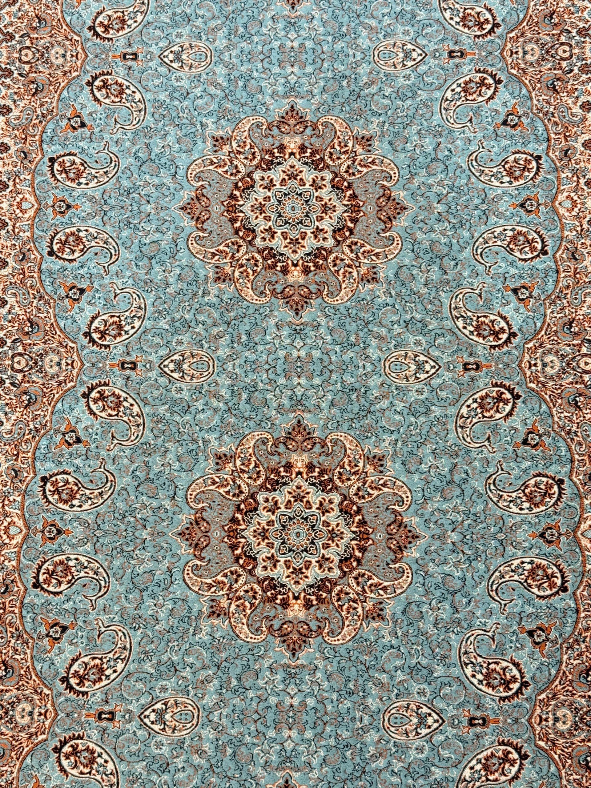 تشک سنتی طرح سالار رنگ سبز — تصویر ۵