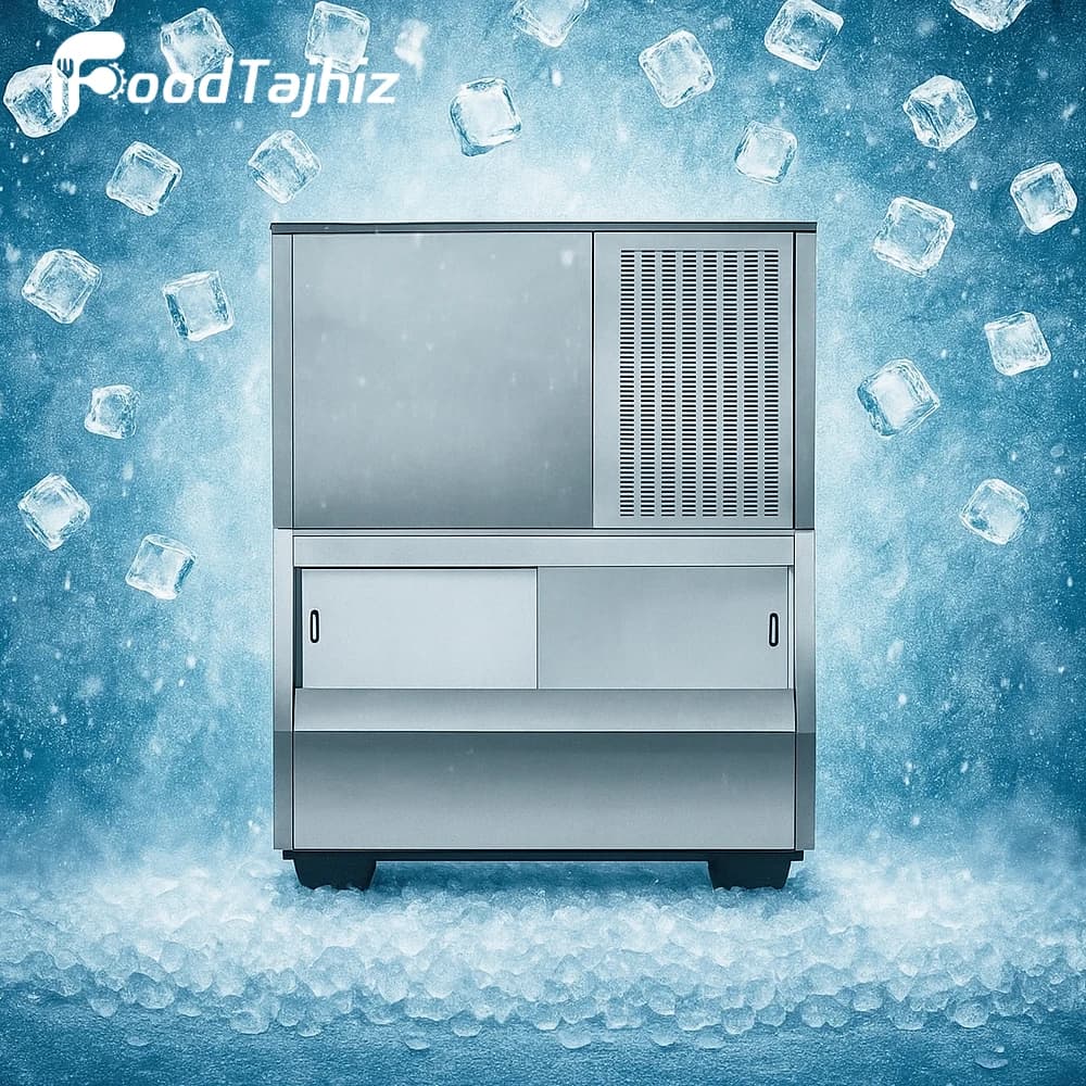 یخساز حبه ای 120 کیلویی صنعتی — تصویر ۶