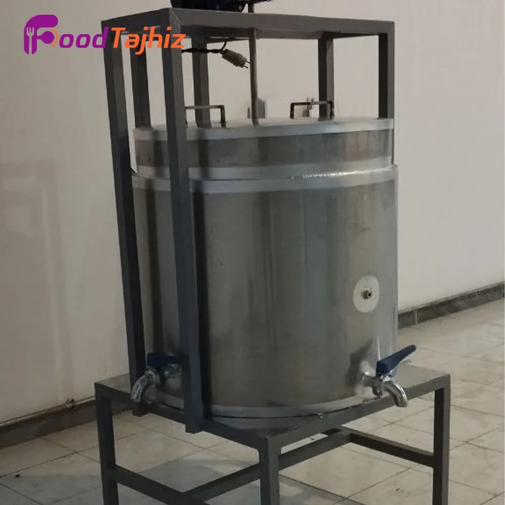 پاتیل شیر 400 لیتری دوجداره — تصویر ۲
