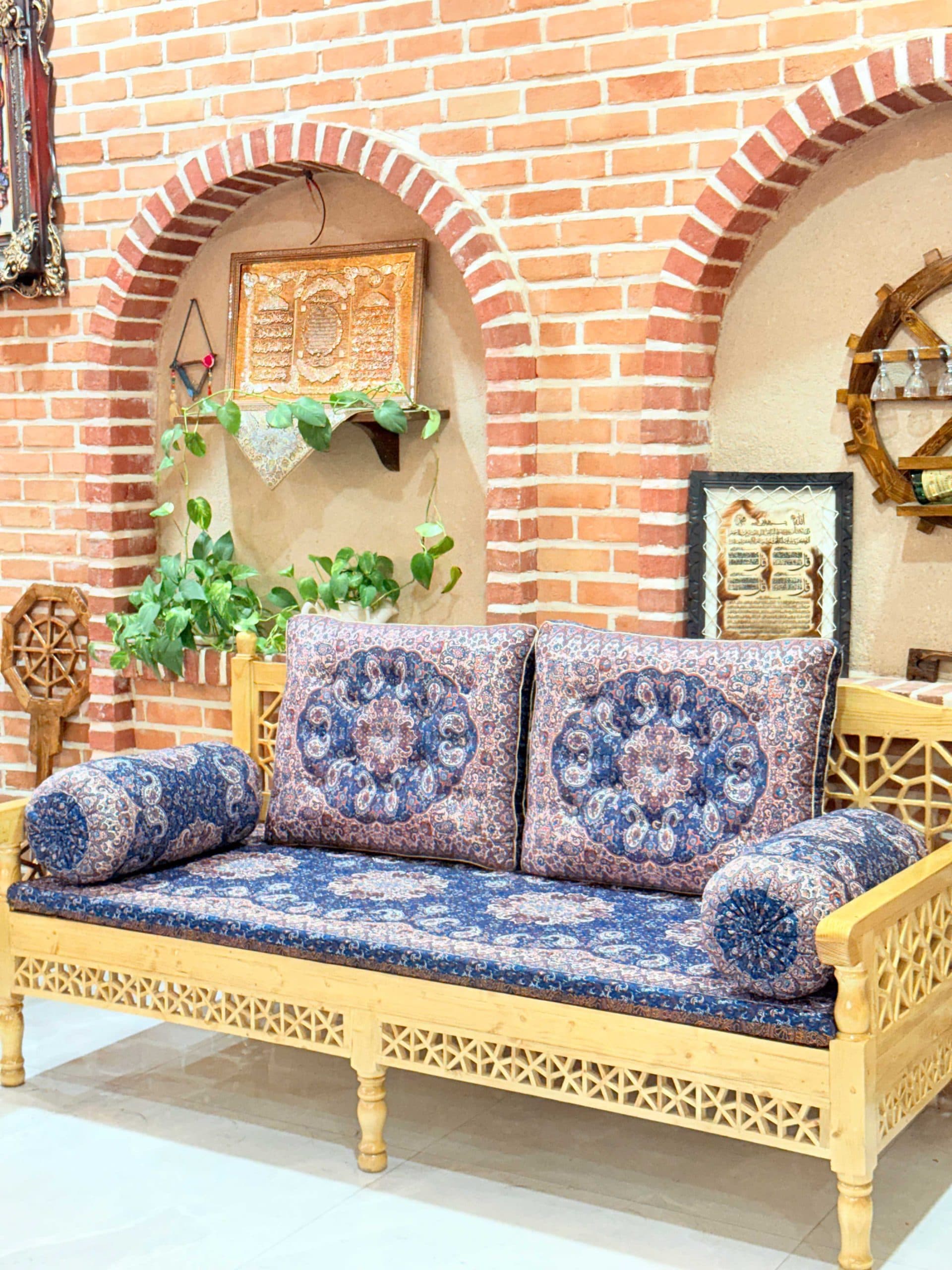 تشک سنتی طرح سالار رنگ سرمه‌ای — تصویر ۳