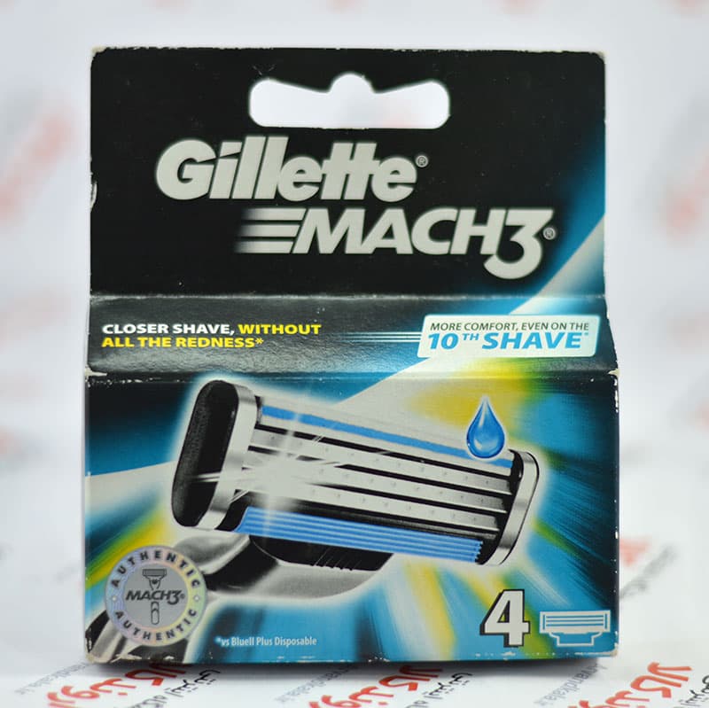 تیغ یدک مچ تری ساده 4 تایی Gillette match3 — تصویر ۱۱
