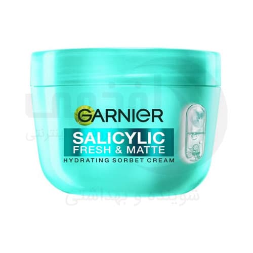 کرم آبرسان و مرطوب کننده گارنیر سالیسیلیک مدل Fresh & Matte حجم 85 میل