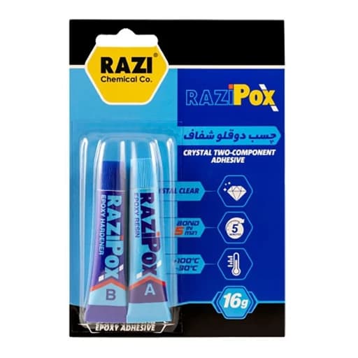 چسب دوقلو شفاف رازی (رازی‌پُکس)