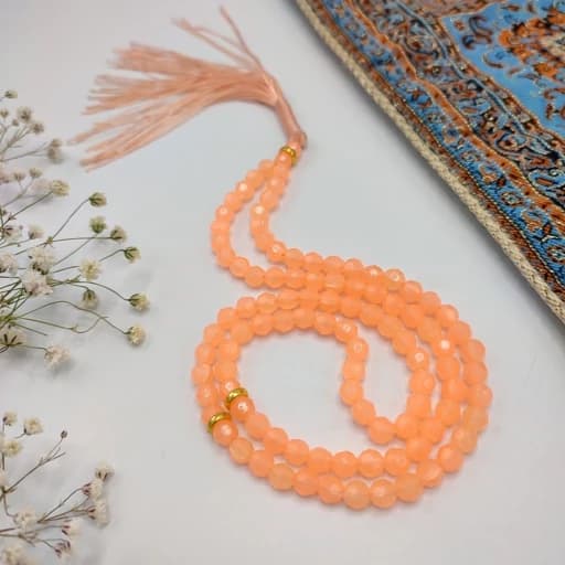 تسبیح طرح کریستال 6 میل (جین 12تایی) — تصویر ۳