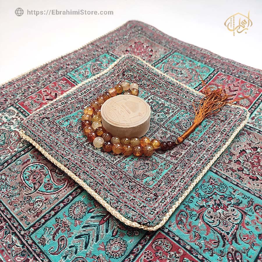 جانماز مدل خشتی 35×35 سانتی متر — تصویر ۴