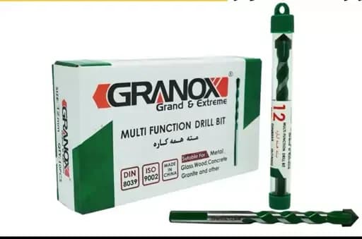 مته همه کاره سایز 12 گرانوکس مدل GRANOX