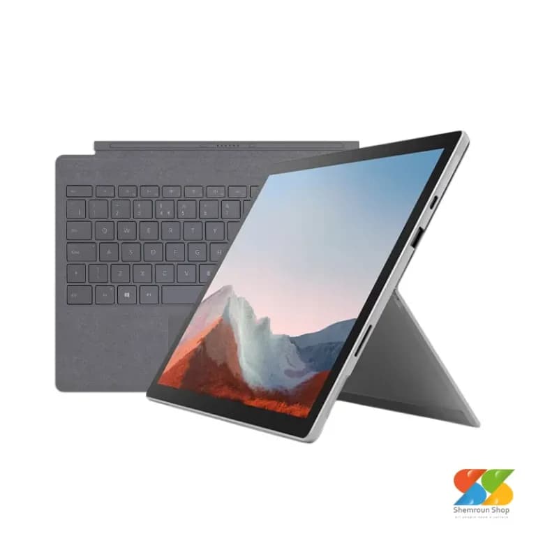 سرفیس پرو 7 پلاس نقره ای – پردازنده Core i5 نسل 11 / رم 16 گیگابایت / حافظه 256 گیگابایت SSD / سیمکارتخور