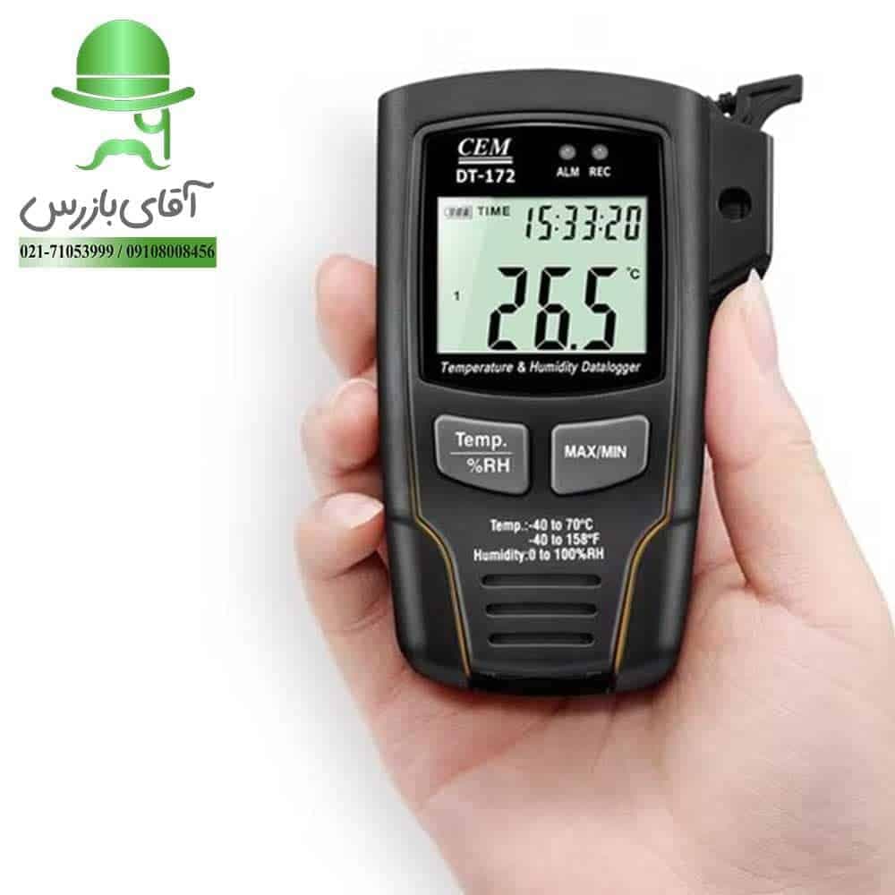 دیتالاگر دیجیتال دما و رطوبت مدل CEM DT-172TK — تصویر ۸