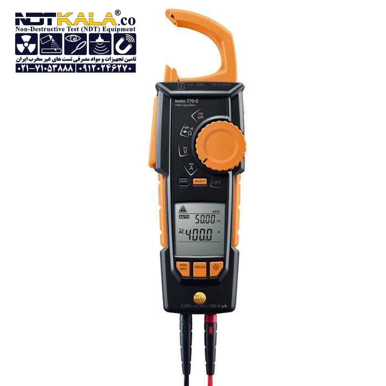 کلمپ متر دیجیتالی تستو TESTO 770 — تصویر ۹