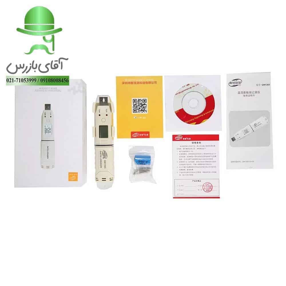 دیتالاگر دما و رطوبت Benetech GM1365 — تصویر ۴