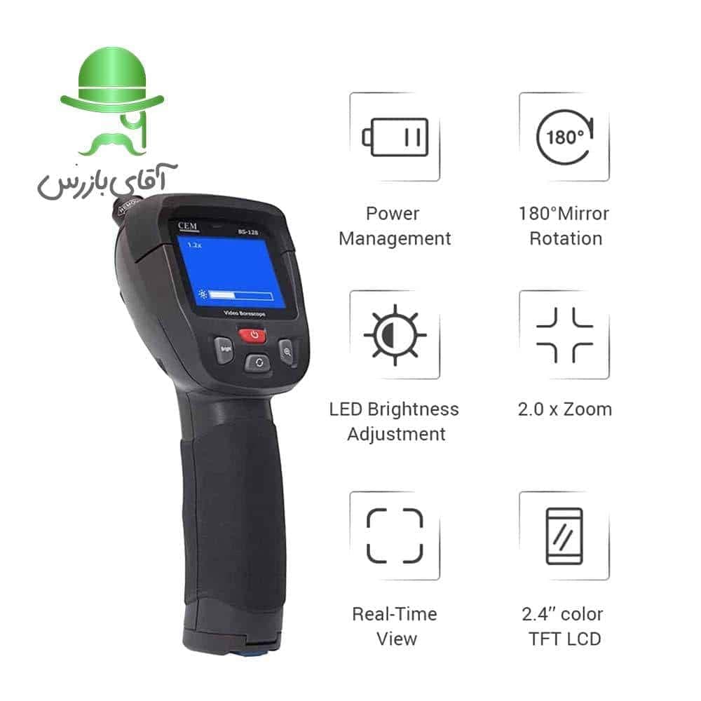 ویدئو بروسکوپ دوربین بازرسی صنعتی CEM BS-128 — تصویر ۱۰