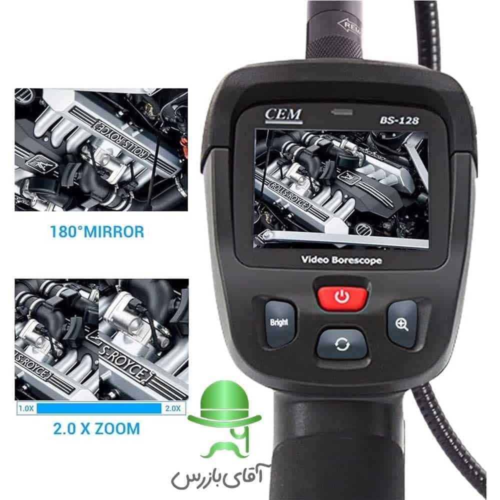 ویدئو بروسکوپ دوربین بازرسی صنعتی CEM BS-128 — تصویر ۸