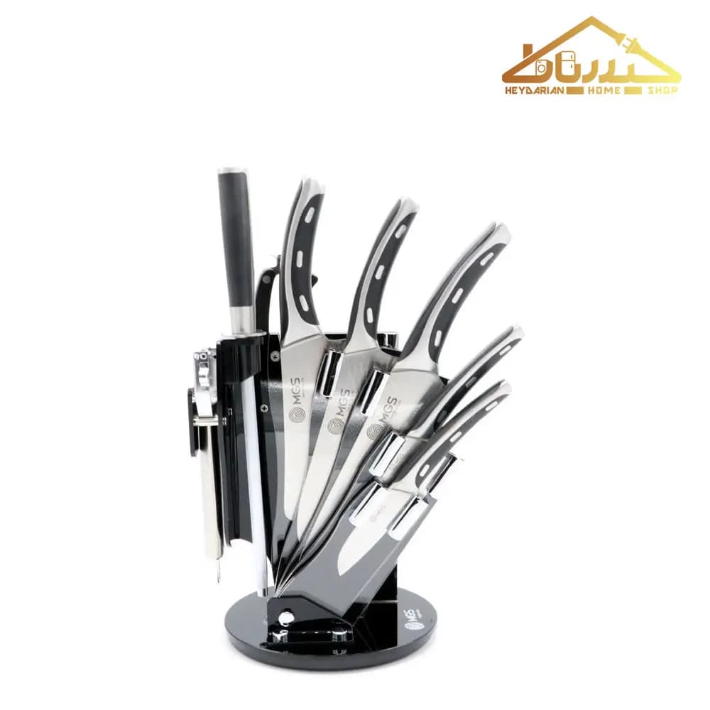 سرویس چاقو آشپزخانه8پارچه ام جی اس — تصویر ۶