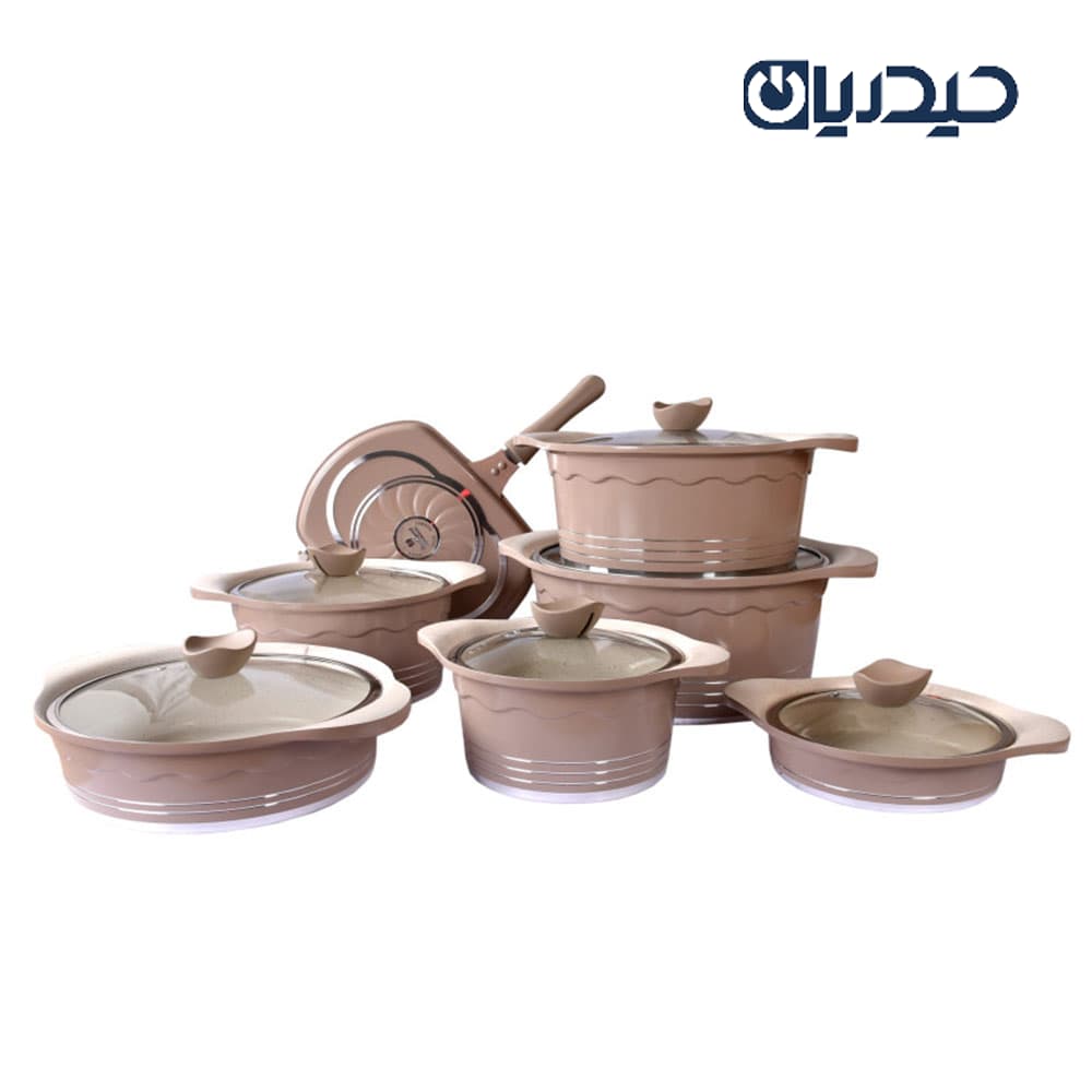 سرویس قابلمه چدن 14 پارچه راکلند مدل RKD14 — تصویر ۲