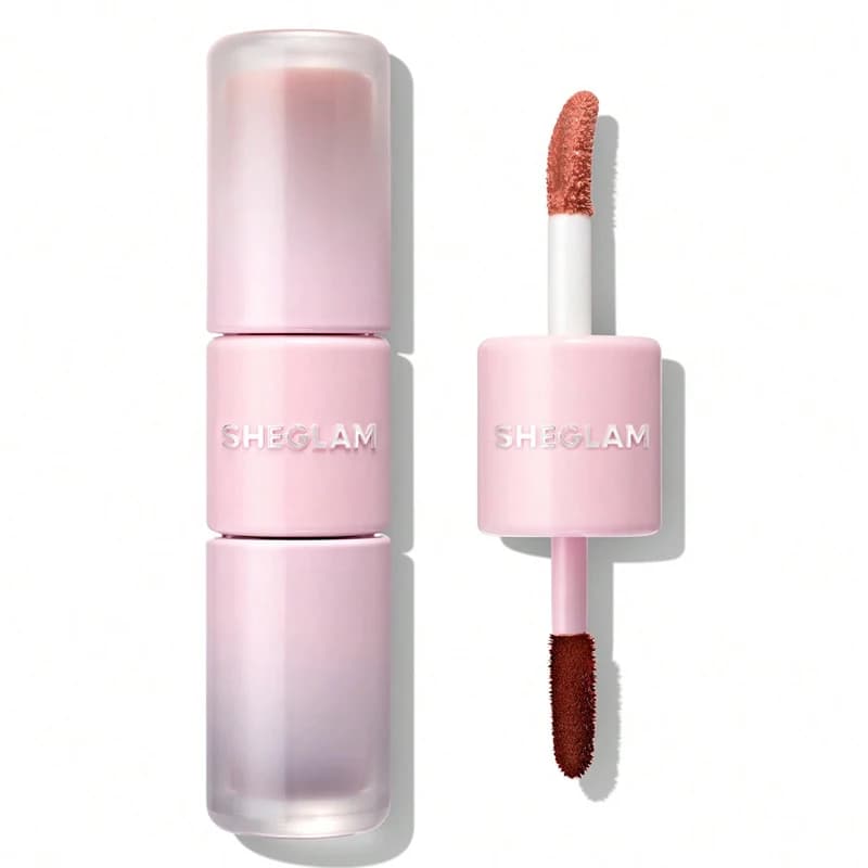 تینت لب پیل‌آف و برق لب دو سر شیگلم SHEGLAM LINE TO SHINE PEEL OFF