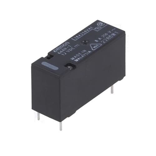 رله 12 ولت 5 پین پایه معکوس G6RN-1 — تصویر ۲