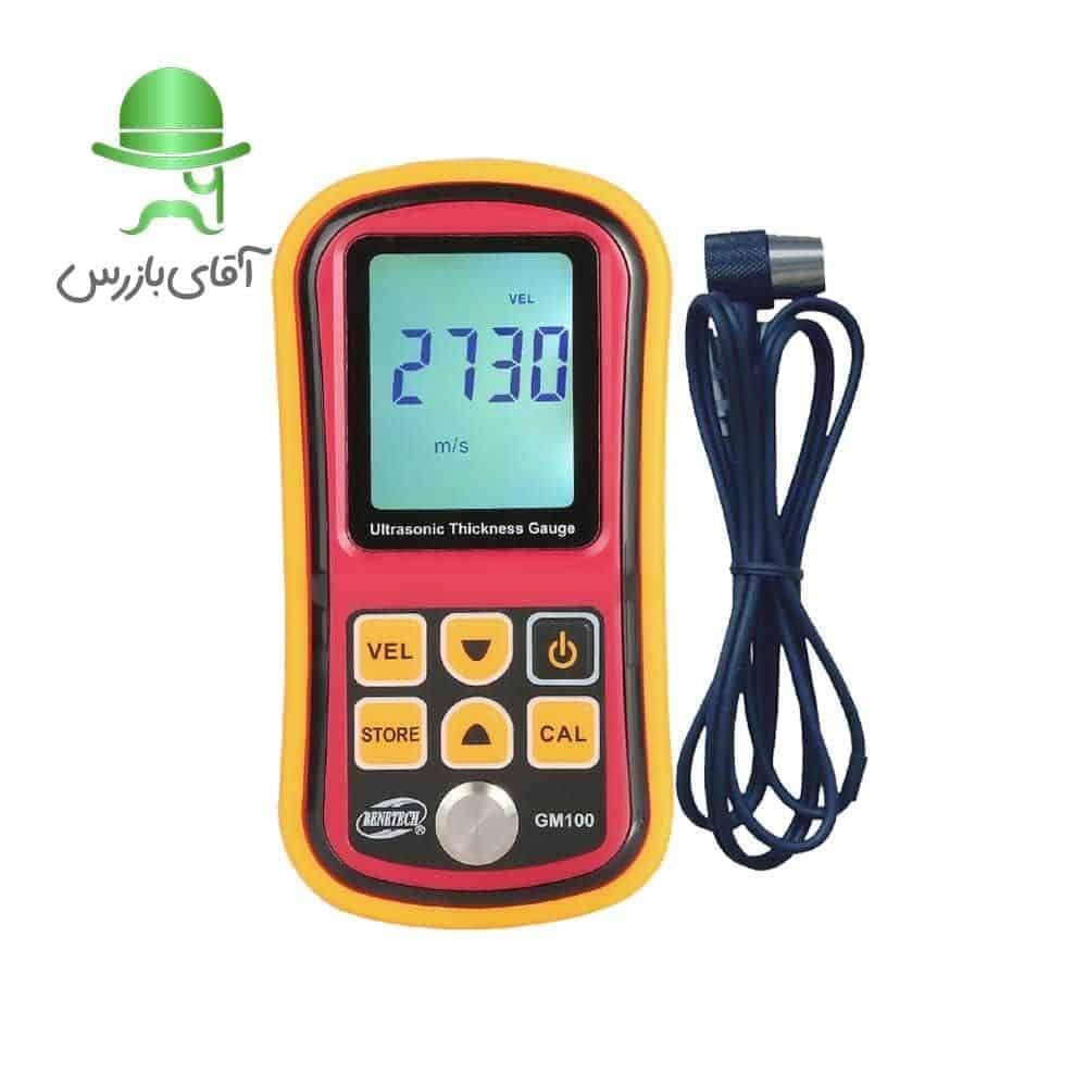 ضخامت سنج التراسونیک فلزات بنتک BENETECH GM100 — تصویر ۴