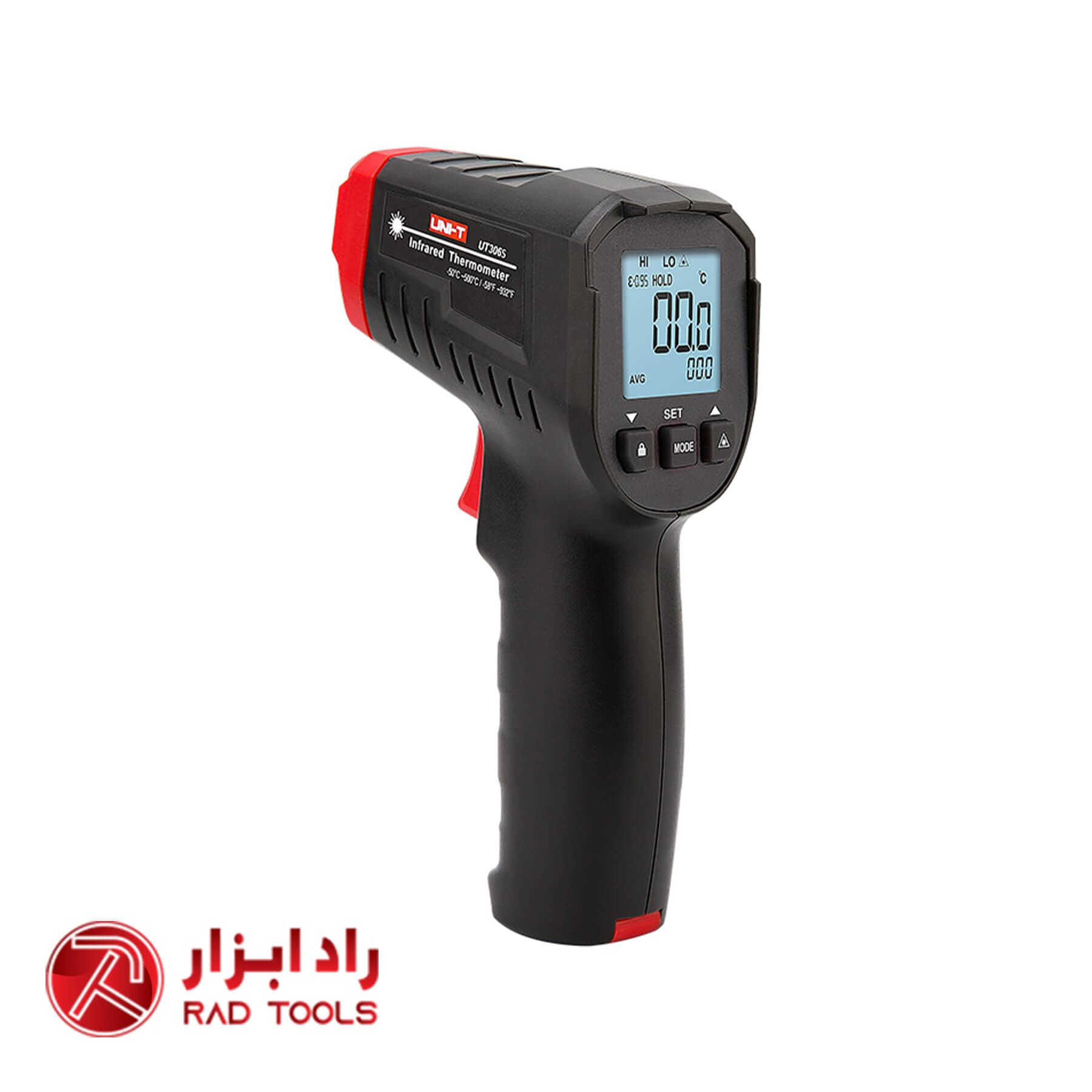 ترمومتر لیزری 500 درجه یونیتی مدل UNI-T UT306S — تصویر ۶