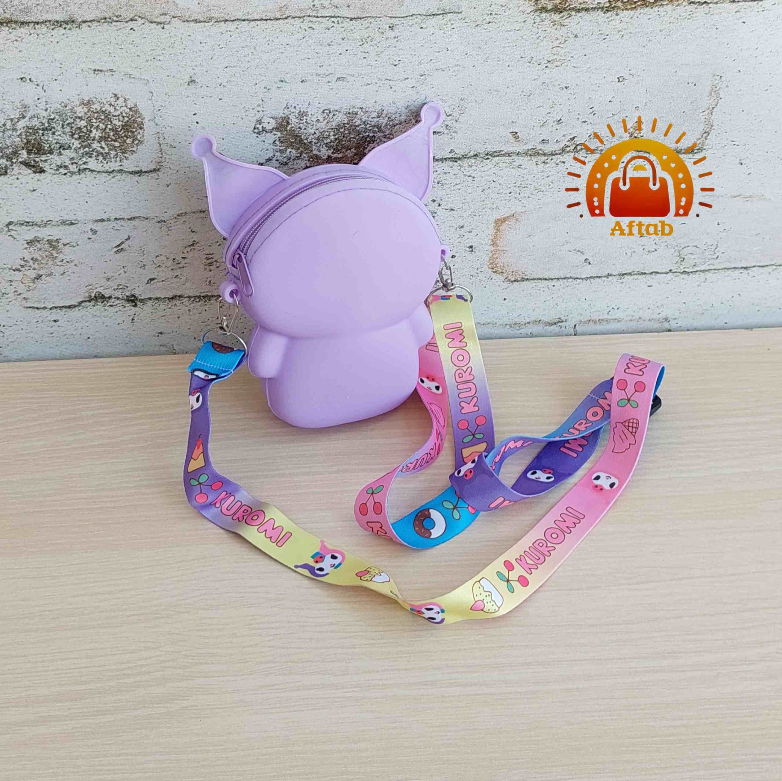 کیف سیلیکونی بچگانه دخترانه طرح کرومی نشسته وارداتی — تصویر ۱۲