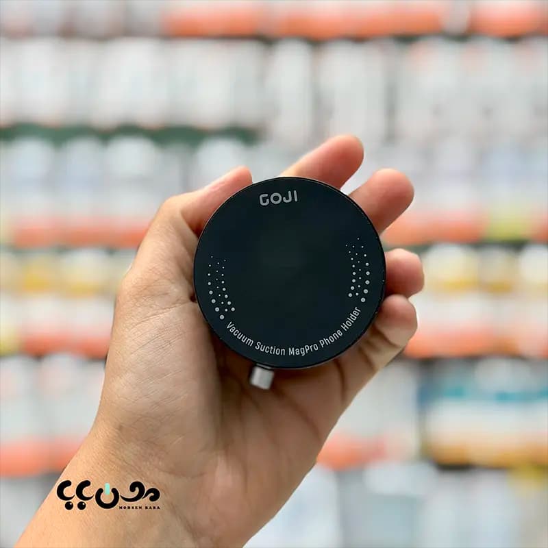 هولدر مگنتی موبایل GOJI G10 | پایه نگهدارنده وکیومی 360 درجه — تصویر ۷
