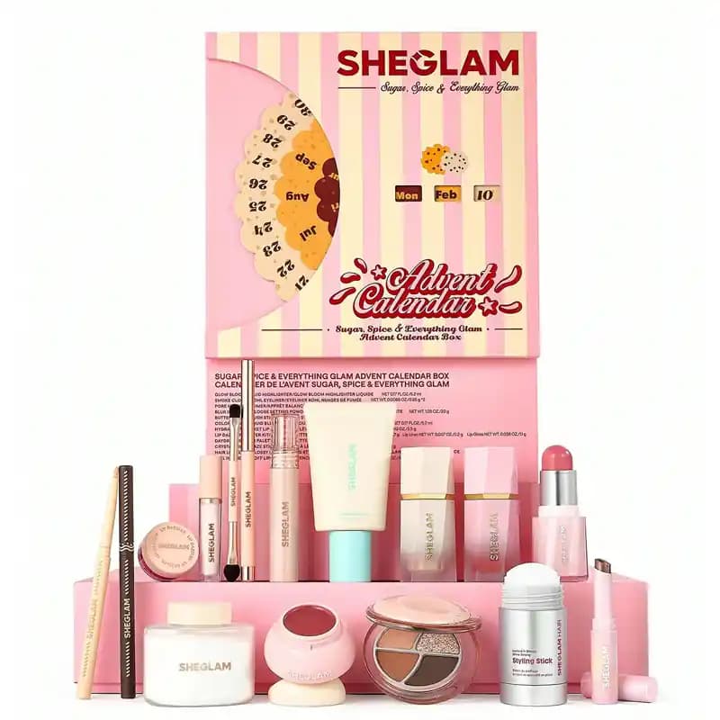 کالکشن آرایشی ادونت کلندر شیگلم مدل SHEGLAM ADVENT CALENDAR — تصویر ۳