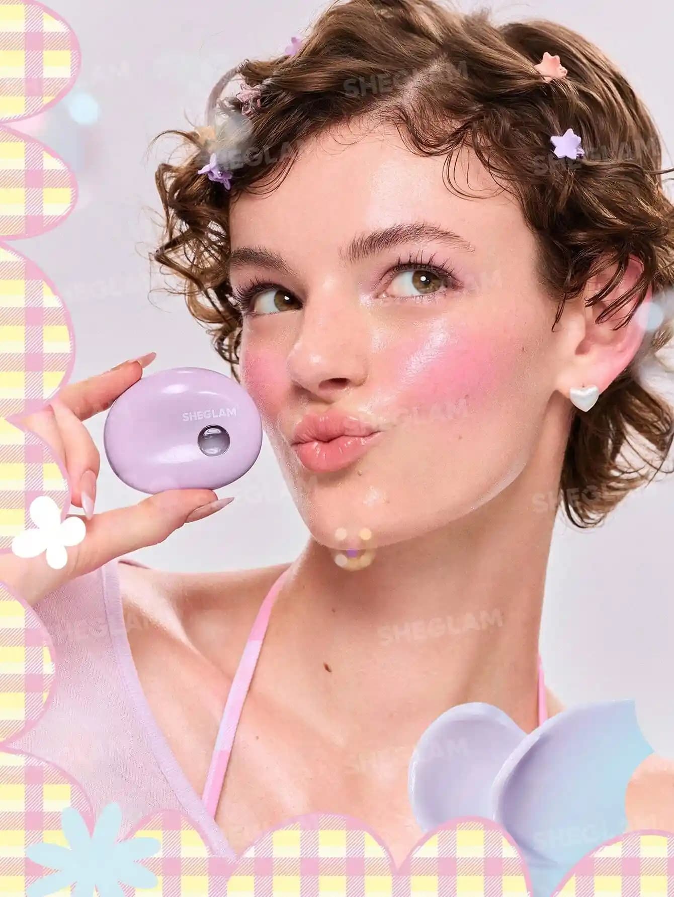 رژگونه بابل گلو بار شیگلم مدل SHEGLAM BUBBLE GLOW BLUSH — تصویر ۲