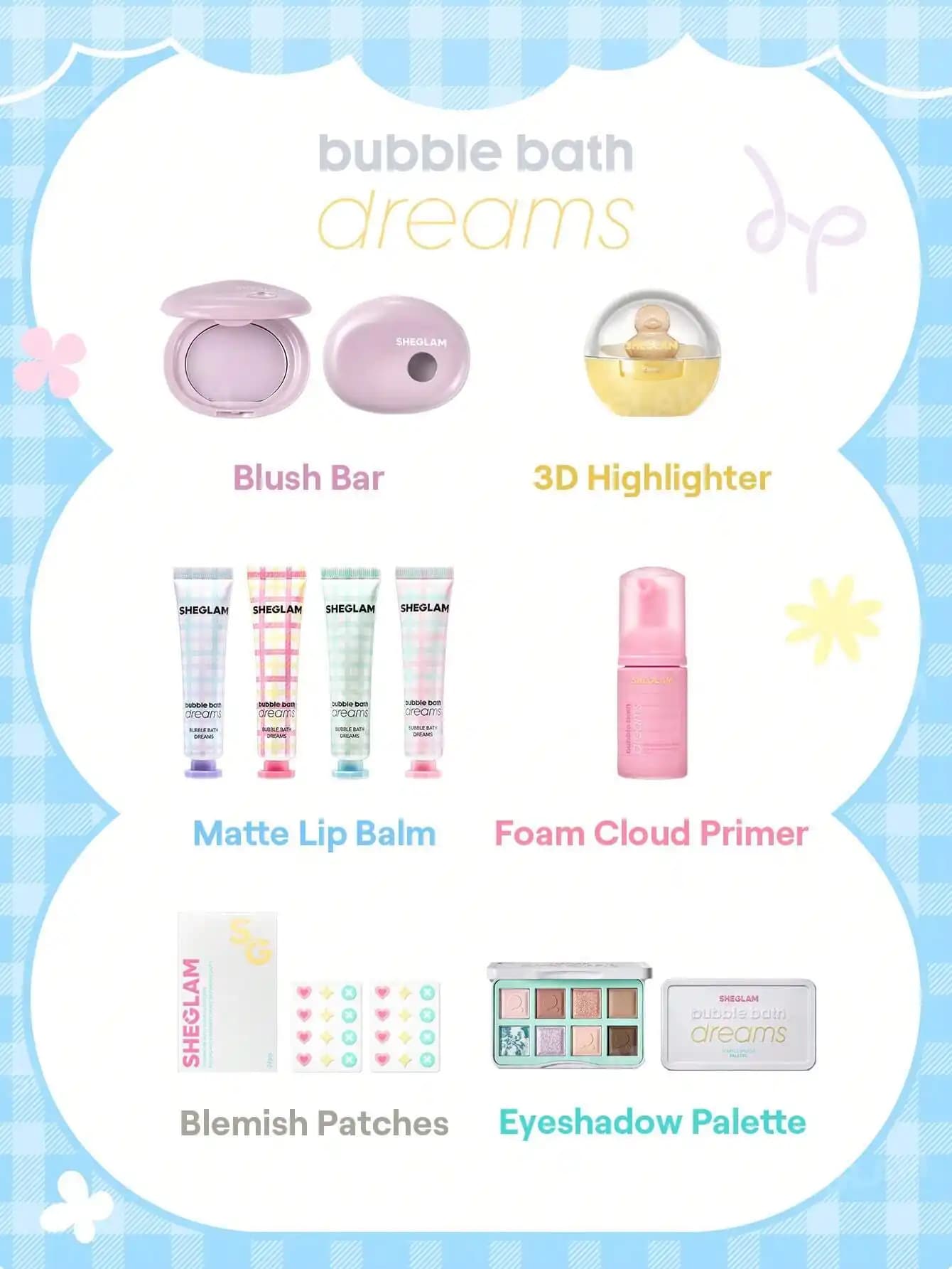 کالکشن بابل بث دریمز شیگلم SHEGLAM BUBBLE BATH DREAMS COLLECTION — تصویر ۲