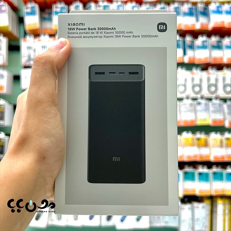 پاور بانک شیائومی 30000 اصل مدل PB3018ZM — تصویر ۳