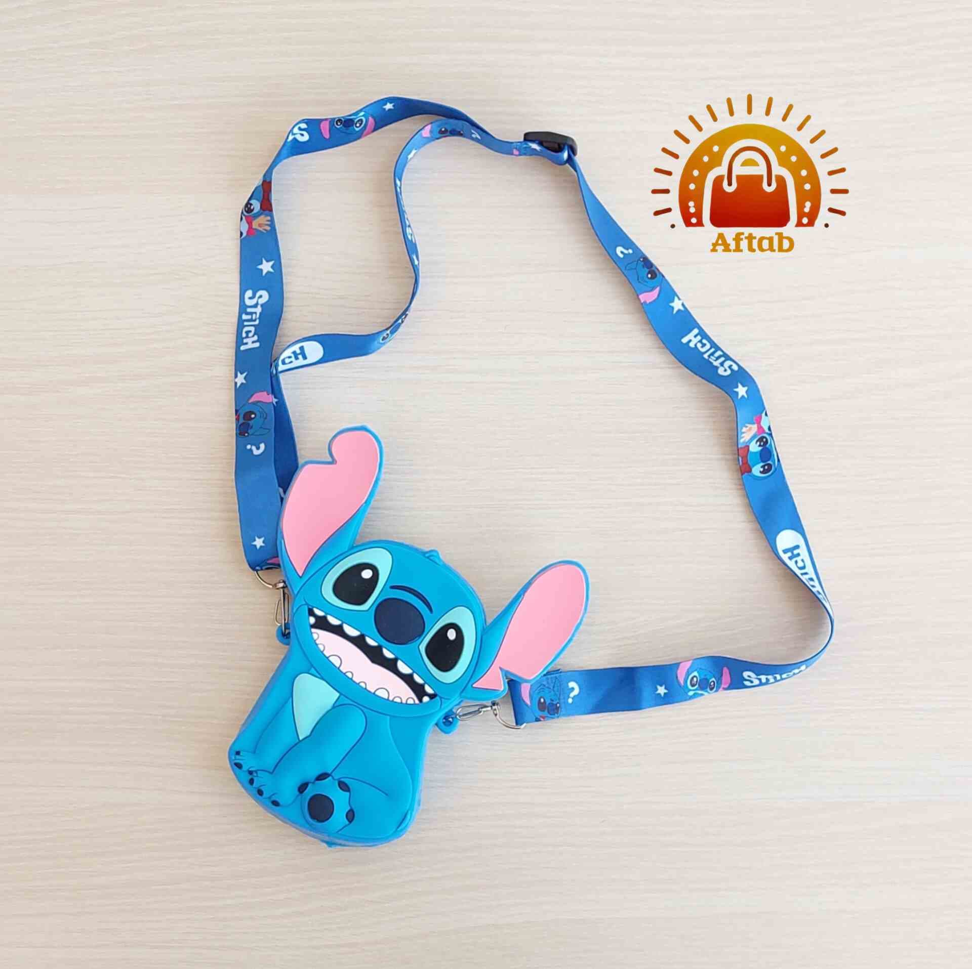 کیف سیلیکونی بچگانه دخترانه پسرانه وارداتی طرح استیچ Stich — تصویر ۹