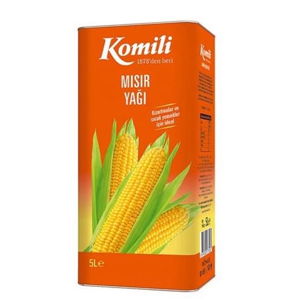 روغن ذرت کوملی ۵ لیتری ترکیه