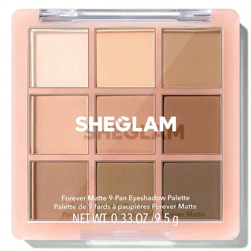 سایه 9 رنگ شیگلم مدل SHEGLAM FOREVER MATTE 9-PAN EYESHADOW PALLETE — تصویر ۳