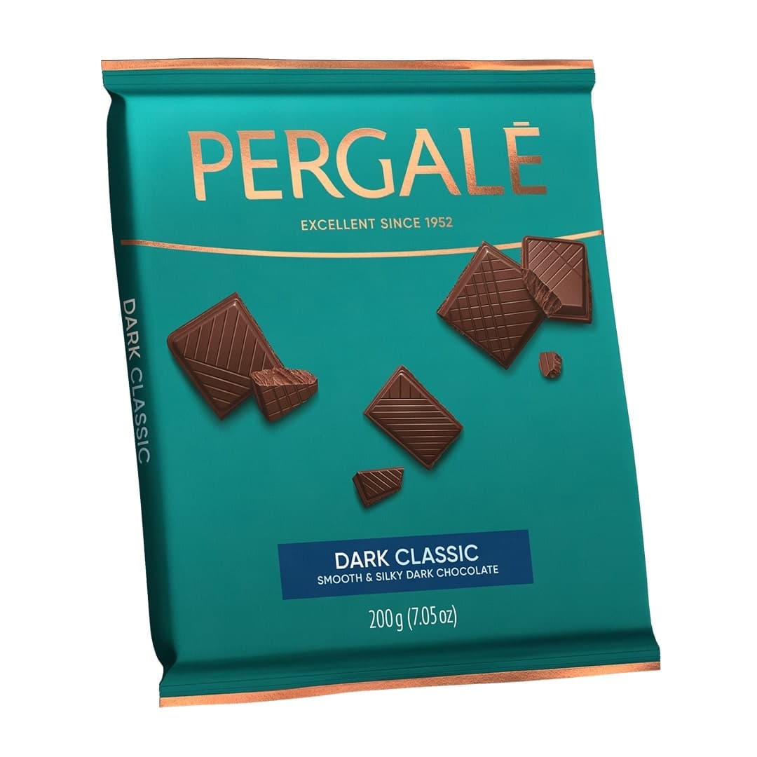 شکلات تلخ دارک پرگاله ۲۰۰ گرمی Dark chocolate PERGALĖ — تصویر ۲