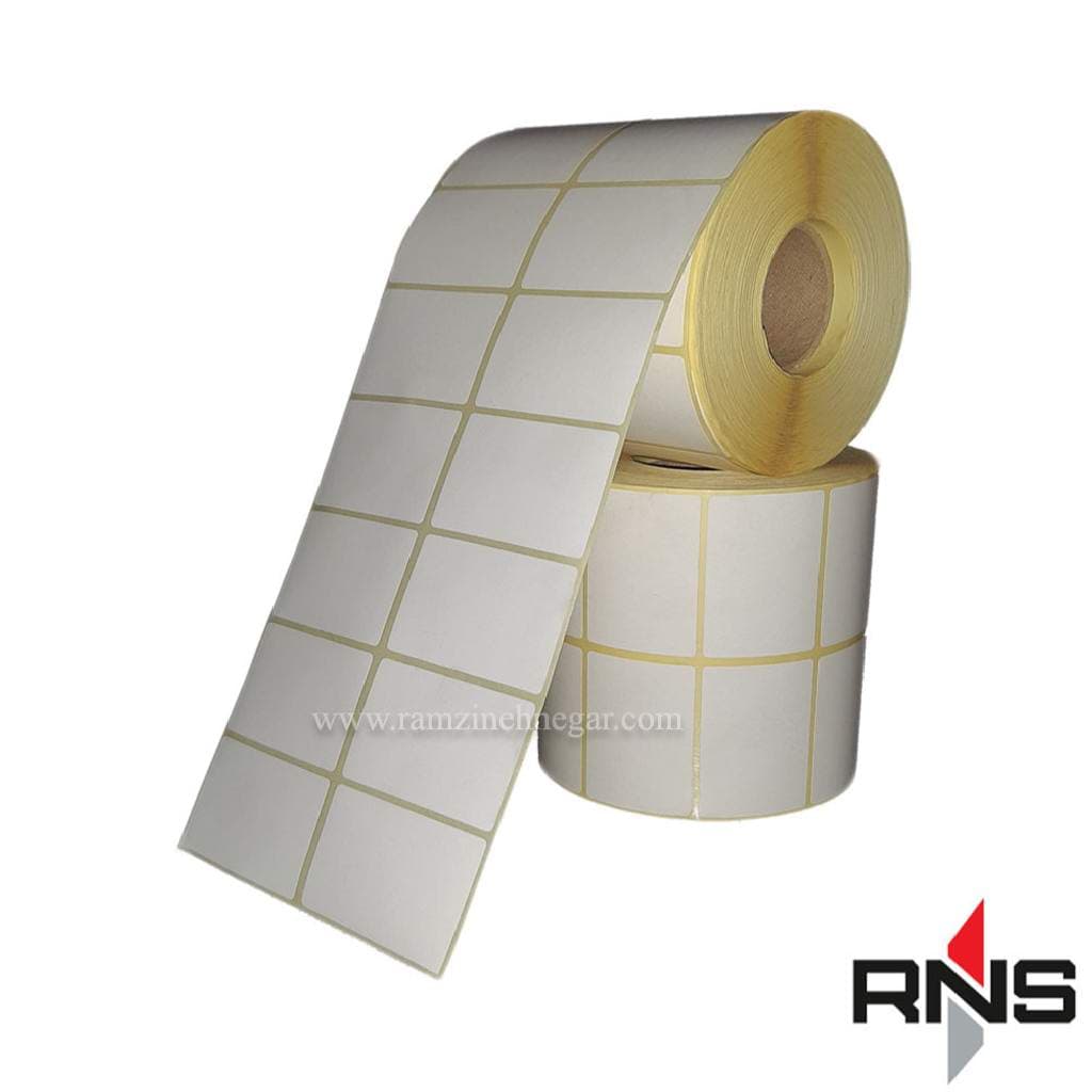 لیبل کاغذی 51×34 میلیمتر دو ردیف 1500عددی — تصویر ۱۰