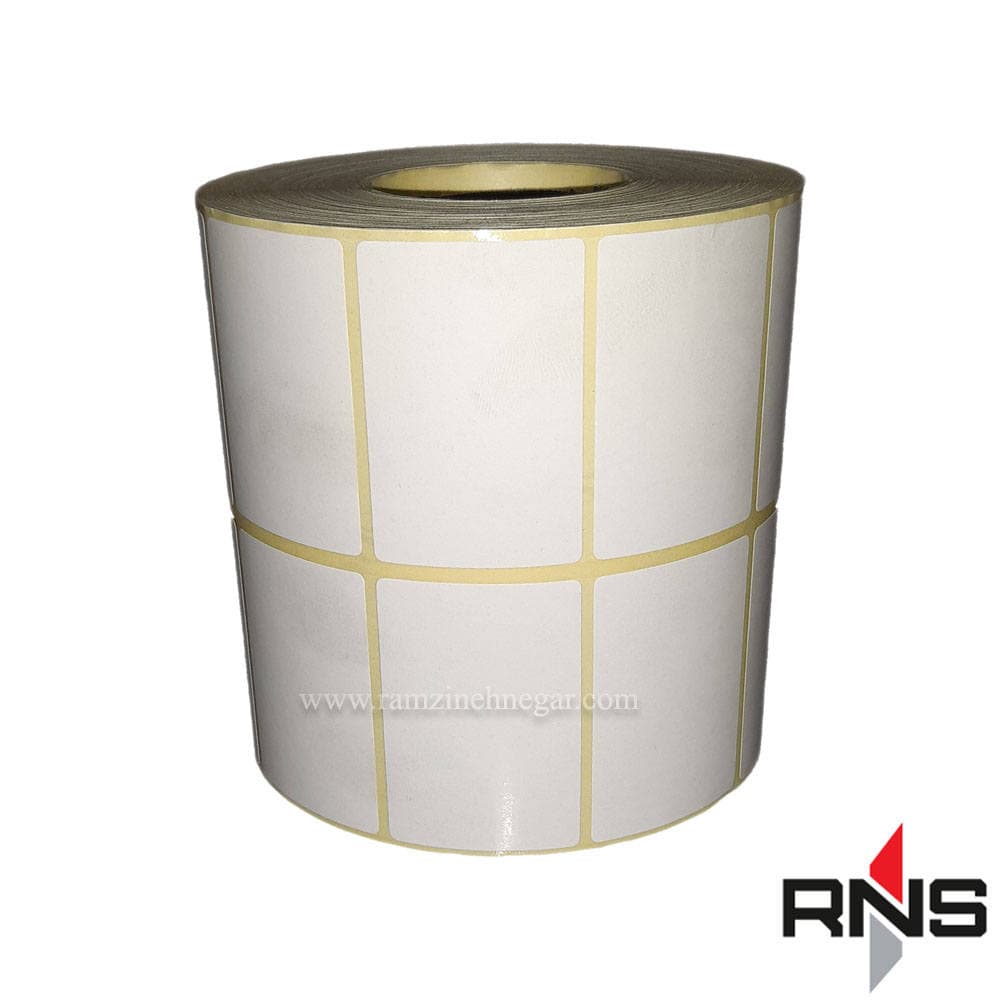 لیبل کاغذی 51×34 میلیمتر دو ردیف 1500عددی — تصویر ۸