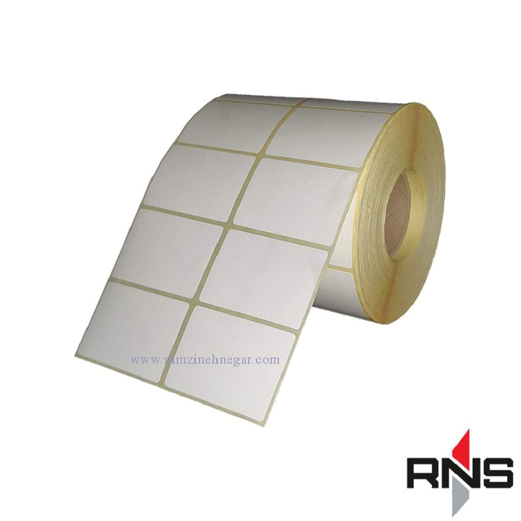 لیبل کاغذی 51×34 میلیمتر دو ردیف 1500عددی — تصویر ۶