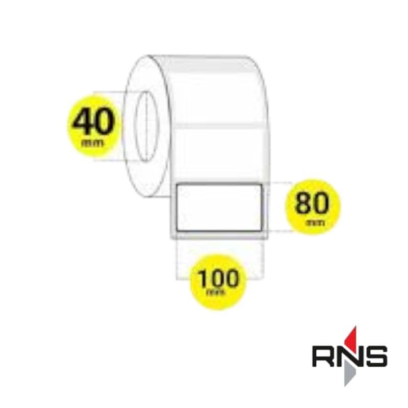 لیبل کاغذی 80×100 میلیمتر تک ردیف 500 عددی — تصویر ۱۱