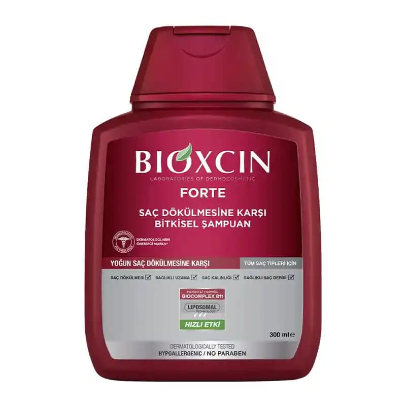 شامپو ضد ریزش قرمز فورت بیوکسین BIOXCIN FORTE SHAMPOO
