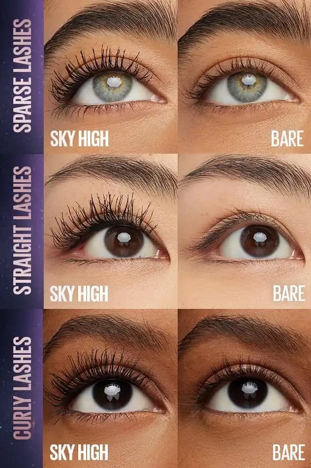 ریمل اسکای های میبلین مدل MAYBELLINE LASH SENSATIONAL SKY HIGH MASCARA — تصویر ۴