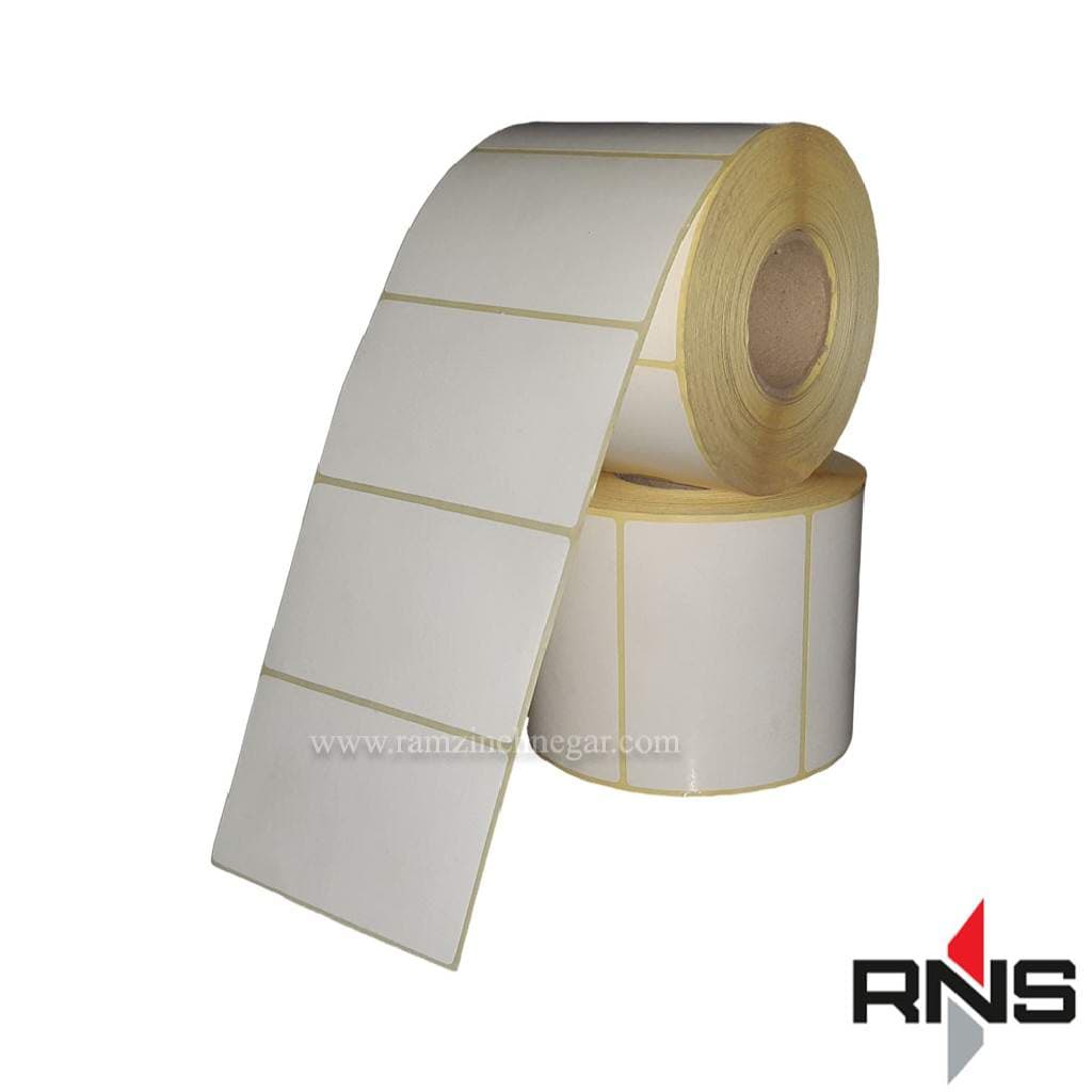 لیبل کاغذی 70×80 میلیمتر تک ردیف 1000 عددی — تصویر ۵
