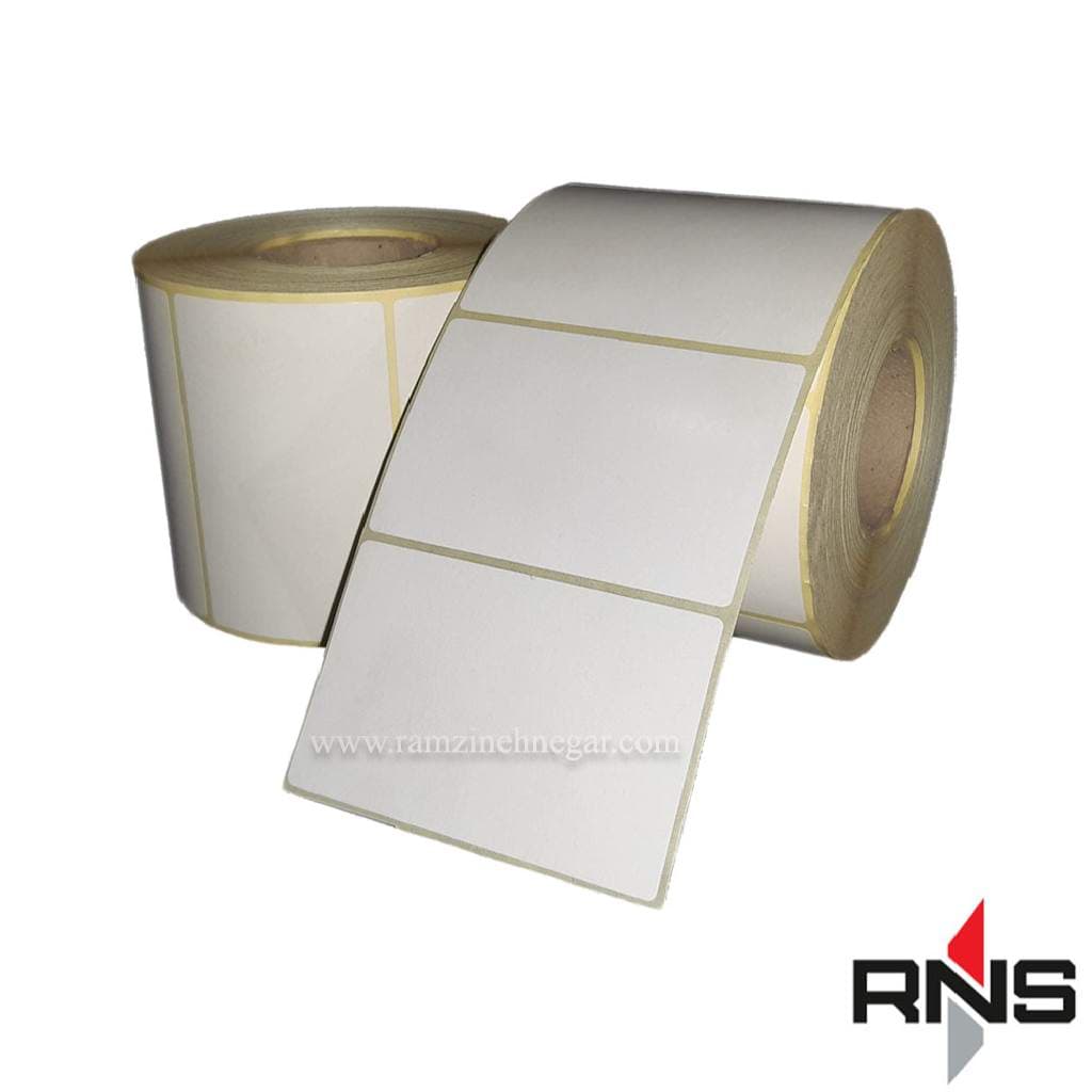 لیبل کاغذی 70×80 میلیمتر تک ردیف 1000 عددی — تصویر ۳